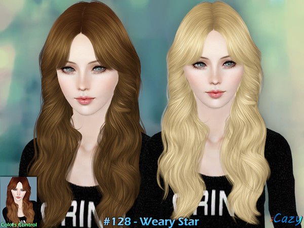 Sims 3 — Weary Star - Hairstyle - Adult by Cazy — Hairstyle for female, teen through elder All LODs included