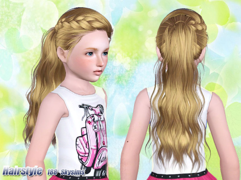 Sims 4 Custom Content Child Hair Poowhat