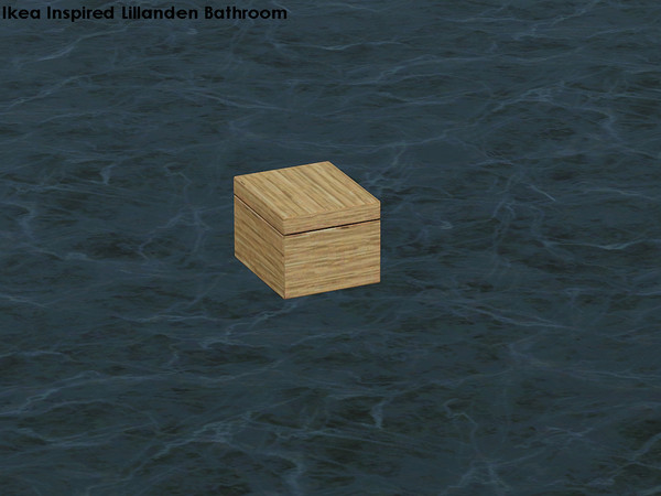 Sims 3 — Ikea Inspired Lillanden Bathroom Wood Box by TheNumbersWoman — Inspired by Ikea, priced resonably by