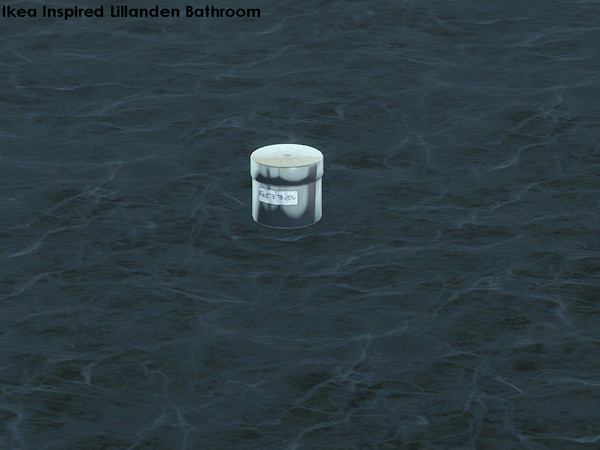 Sims 3 — Ikea Inspired Lillanden Bathroom Canister by TheNumbersWoman — Inspired by Ikea, priced resonably by