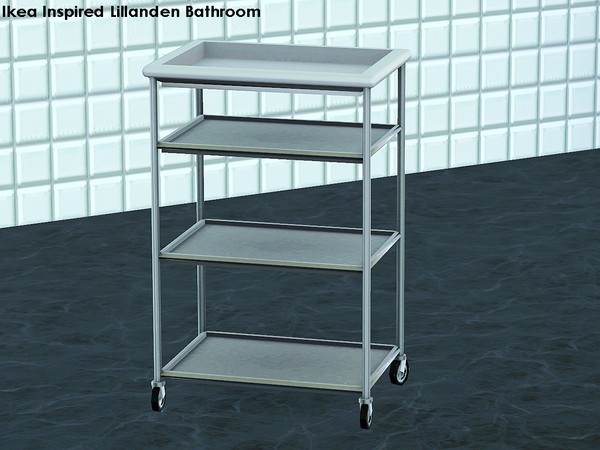 Sims 3 — Ikea Inspired Lillanden Bathroom Cart by TheNumbersWoman — Inspired by Ikea, priced resonably by design.TSRAA.