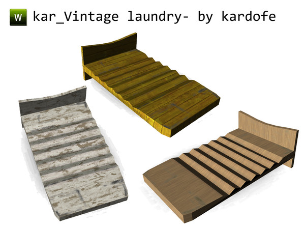 Sims 3 — kar_Vintage laundry_Washboard by kardofe — Washboard by kardofe