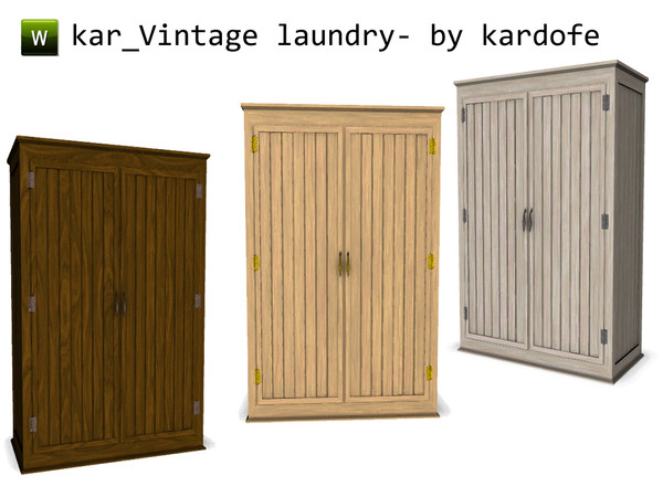 Sims 3 — kar_Vintage laundry_closet by kardofe — closet by kardofe