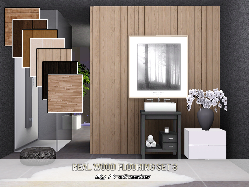 Pralinesims' Real Wood Flooring Set 3