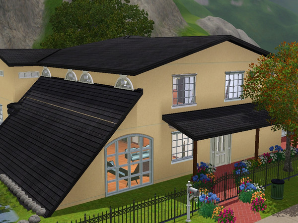 Sims 3 — Sunset Drive by alex_kaye — Sunset Drive large family home with one bathroom on first floor next to the front