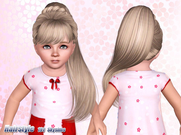 The Sims Resource Skysims Hair Toddler 191