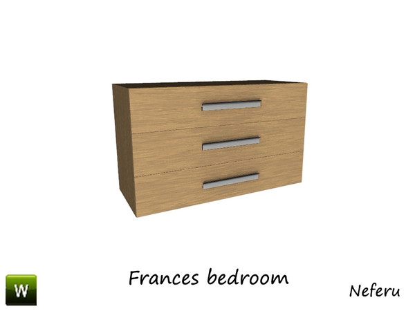 Sims 3 — Frances Dresser by Neferu2 — Dresser of Frances Bedroom. By Neferu_TSR