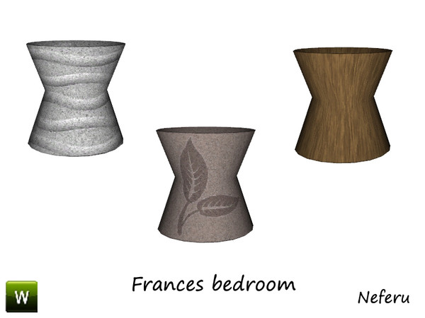 Sims 3 — Vase Frances by Neferu2 — Vase Frances bedroom_By Neferu_TSR