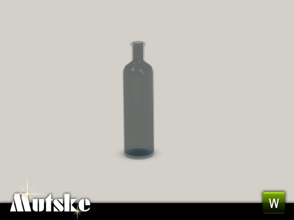 Sims 3 — Revel Bottle Large by Mutske — This bottle is part of the Revel Living. Environment 1. 1 Recolorable part. Made