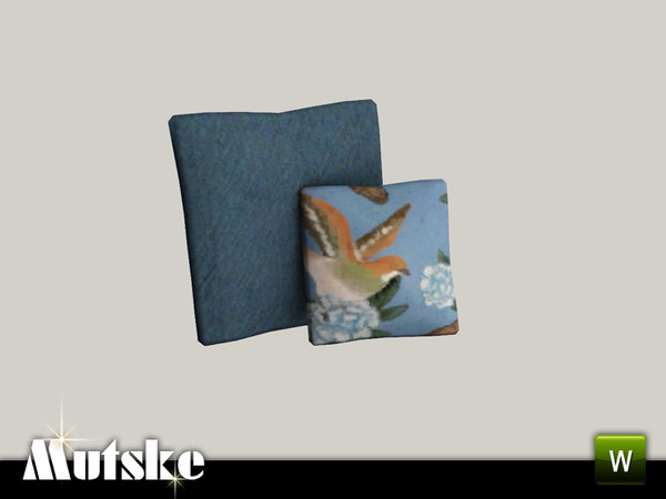 Sims 3 — Revel Pillows Right by Mutske — These pillows are part of the Revel Living. Environment 2. 2 Recolorable parts.