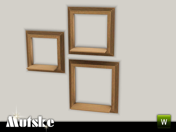 Sims 3 — Revel Decoration Frames with slots by Mutske — These decoration frames are part of the Revel Living. Environment
