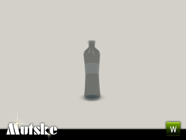 Sims 3 — Revel Bottle Middle by Mutske — This bottle is part of the Revel Living. Environment 1. 1 Recolorable part. Made