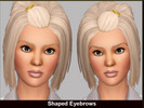 Sims 3 — Shaped Eyebrows by Simmerluv862 — Here is some nice shaped eyebrows Teen to elder category Can be recoloured. I