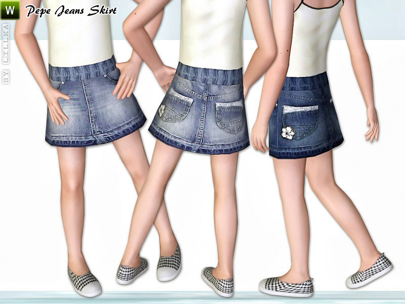 Pepe jeans Missisipi Denim Skirt Black | Dressinn