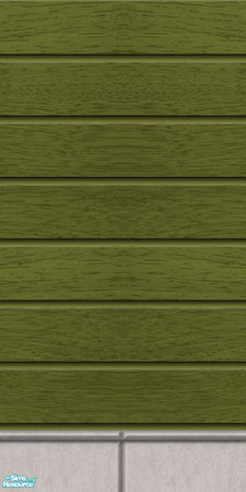 Sims 2 — Studio K WWPL01 - Olive by StudioKhagerks — 20 colors. Can be found under Siding and can be purchased for 12