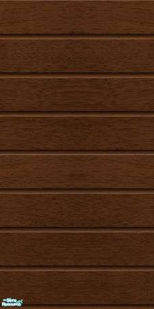 Sims 2 — Studio K Wide Wood - Chocolate by StudioKhagerks — 20 colors. Can be found under Siding and can be purchased for