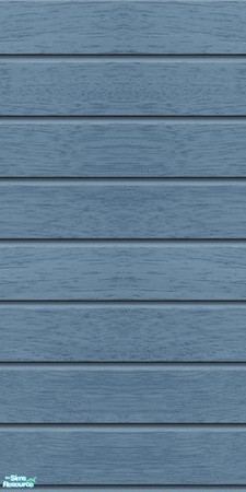 Sims 2 — Studio K Wide Wood - Denim by StudioKhagerks — 20 colors. Can be found under Siding and can be purchased for 11