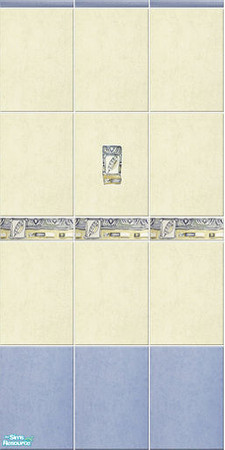 Sims 2 — My Tiles - blue, wall 2 by Mekhi — The tiles from my real bathroom :) Enjoy!