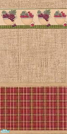Sims 2 — Berries & Burlap - Berries & Burlap Wall by DEANNA73070 — 