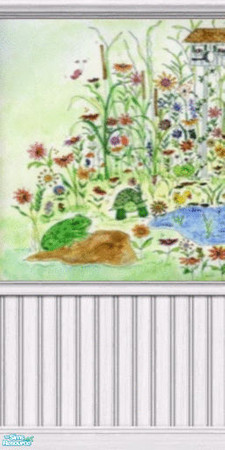 Sims 2 — Festive Forest Mural - 1 by sadie7684 — A wall mural for your sims, can be found under wallpaper.