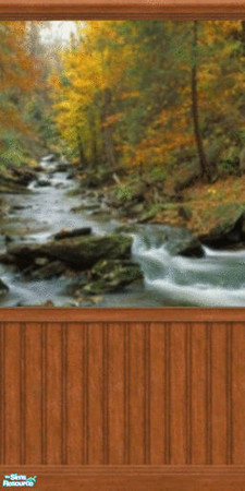 Sims 2 — Fall Trees Mural  - 2 by sadie7684 — A wall mural for your sims, can be found under wallpaper.