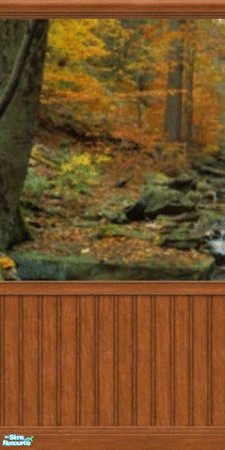 Sims 2 — Fall Trees Mural  - 1 by sadie7684 — A wall mural for your sims, can be found under wallpaper.