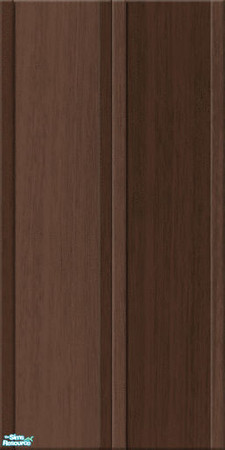 Sims 2 — Studio K Wood 02 - Raw Umber by StudioKhagerks — 36 colors. Can be found under Paneling and can be purchased for