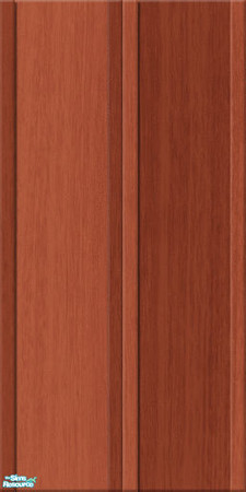 Sims 2 — Studio K Wood 02 - Burnt Sienna by StudioKhagerks — 36 colors. Can be found under Paneling and can be purchased