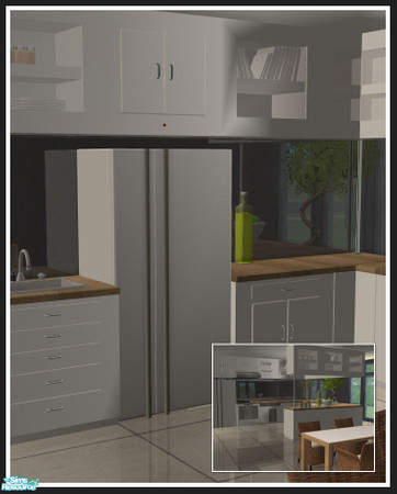 Sims 2 — Colorado kitchen - white - fridge by mirake — 
