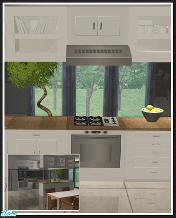 Sims 2 — Colorado kitchen - white - cooker by mirake — 