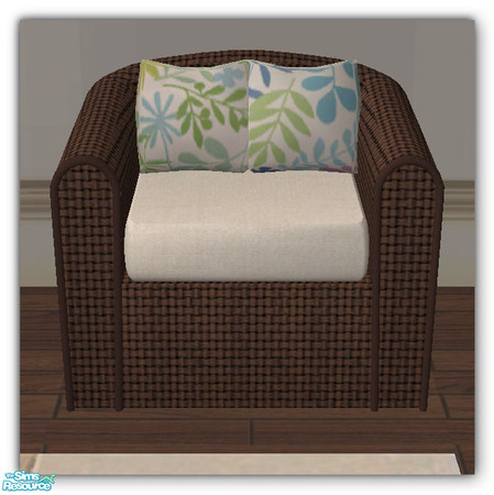 Sims 2 — NATURALS Armchair MESH by simtomatic — You will need the NATURALS Three-Seater Sofa MESH in order to use this