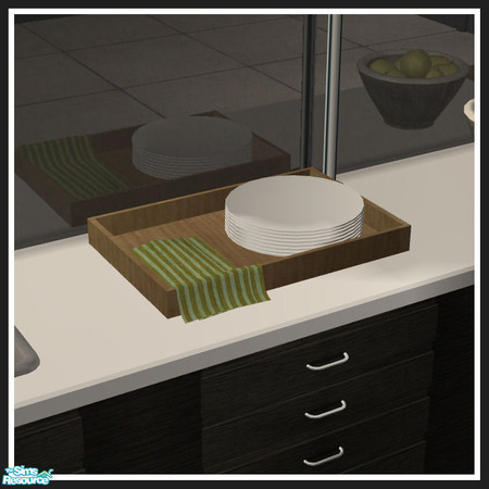 Sims 2 — Colorado kitchen - black - tray by mirake — 