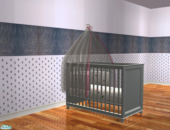 Sims 2 — Nurcery - Canopy for Crip by ShinoKCR — I made a new mesh for the Canopy - its nomore cloned from an Echorug