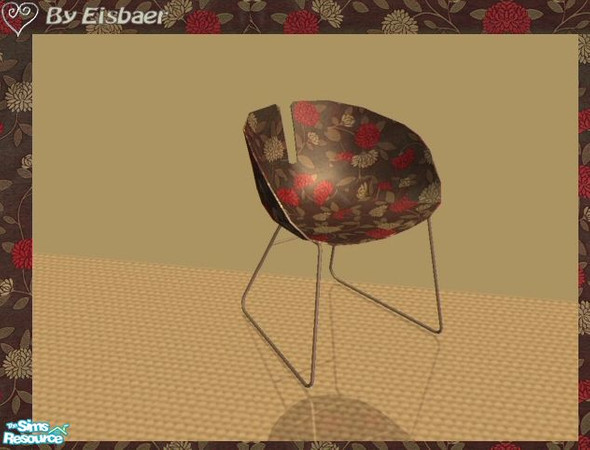 Sims 2 — Murano Globe Kosha - Chair by Eisbaerbonzo — Cozy flower chair, not cheap!
