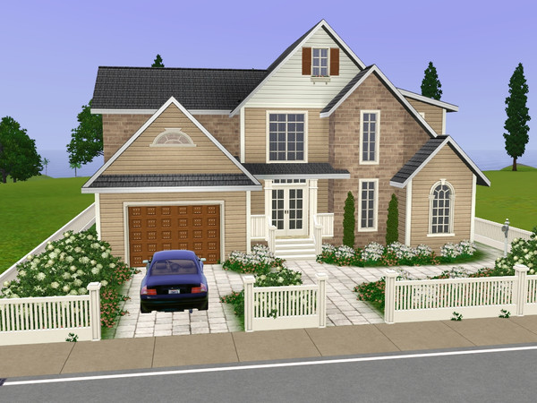 Sims 3 — Villa Marta by gabi892 — Family Villa with 2 floors. On the first floor there is a living room, dining room,