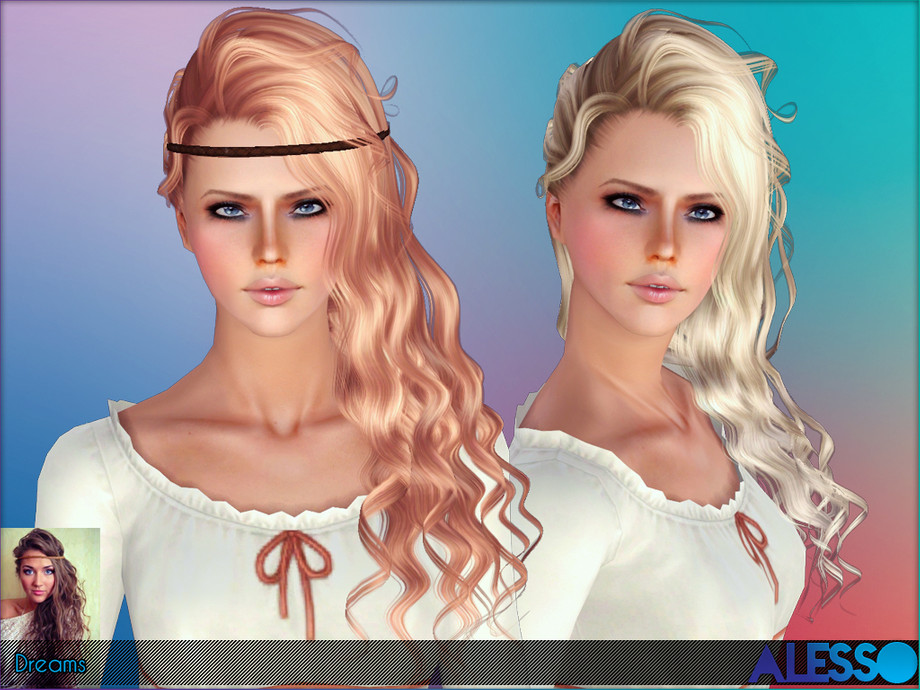 The Sims Resource Anto Dreams Hair