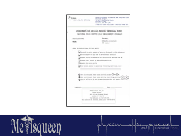 Sims 3 — Patient Treatment Sample Referral by metisqueen2 — Sample referral for sim patient treatment to clutter your