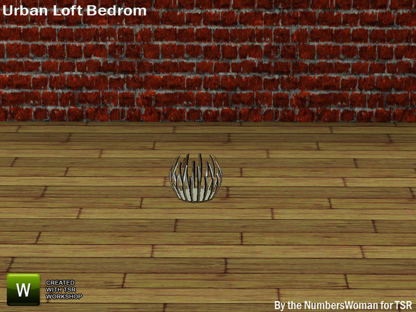 Sims 3 — Modern Urban Rustic Loft Bedroom Candle Holder by TheNumbersWoman — Urban life, urban times, urban living.The
