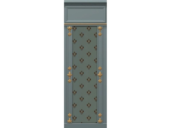 Sims 2 — Bluegold wall 2D by Helena — A few wallpapers made to match with one of the TS2 BASE GAME panel walls. The
