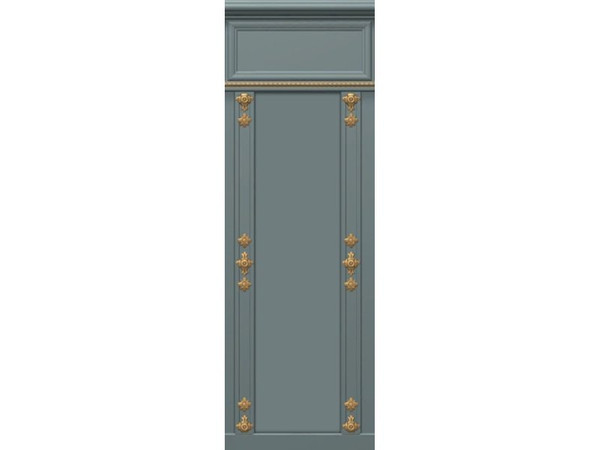 Sims 2 — Bluegold wall 0 by Helena — A few wallpapers made to match with one of the TS2 BASE GAME panel walls. The