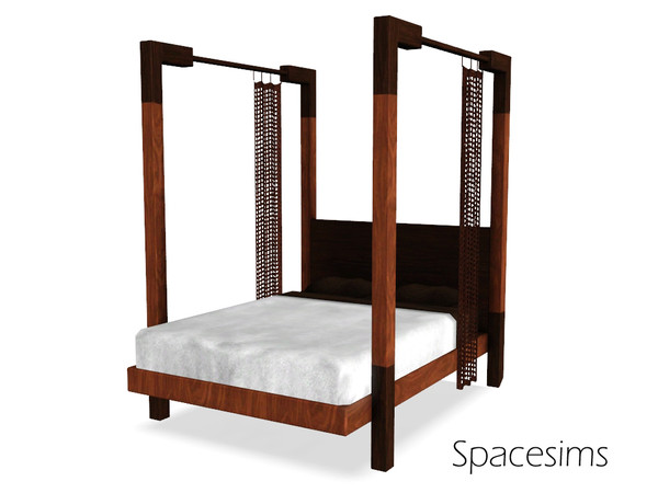 Sims 3 — Alaric bedroom - Bed curtains by spacesims — Soft curtains for the Alaric bed. They will give just the right