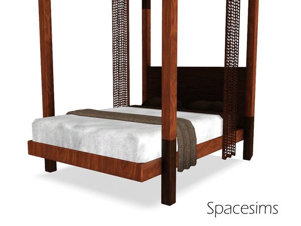 Sims 3 — Alaric bedroom - Blanket by spacesims — A soft folded blanket for a king or queen bed.