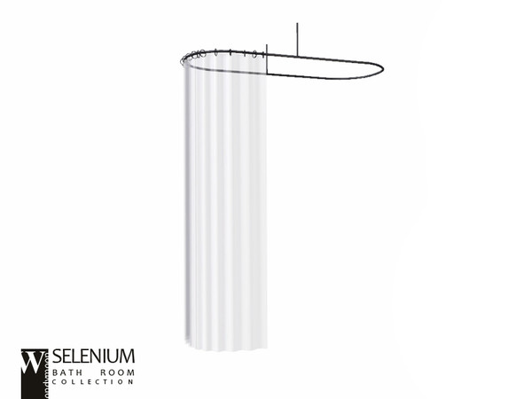 Sims 3 — Selenium Bathtub Curtain by wondymoon — - Selenium Bathroom - Bathtub Curtain - Wondymoon@TSR - Mar'2014