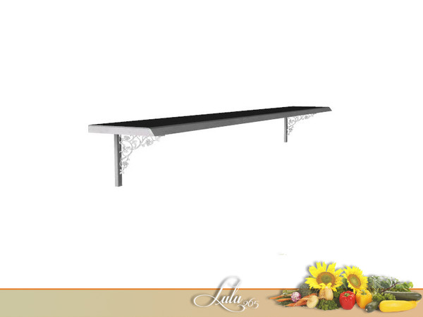 Sims 3 — Utility Kitchen Wall Shelf by Lulu265 — Part of the Utility Kitchen Set Fully CAStable Made by Lulu265 for TSR.