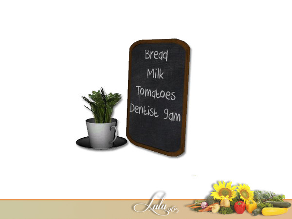 Sims 3 — Utility Kitchen Decor Plant by Lulu265 — Part of the Utility Kitchen Set Fully CAStable Made by Lulu265 for TSR.