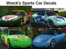 Sims 3 — Sports Car with Decals by Nervous_Wreck — Add some flair to your Sim's ride with these cool decals! Includes 4