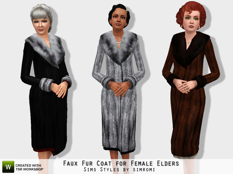 simromi's Faux Fur Coat for Elder Female