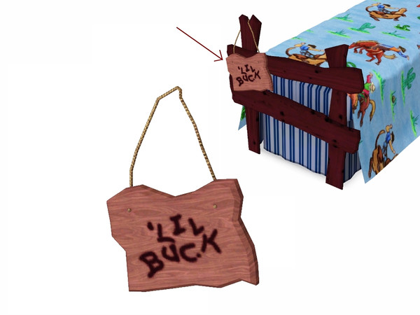 Sims 3 — Winchester Bed Sign by Flovv — I don't think you need description for it!