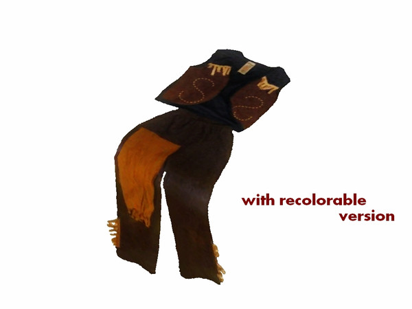 Sims 3 — Winchester Cowboy Costume by Flovv — A costume for playtime.