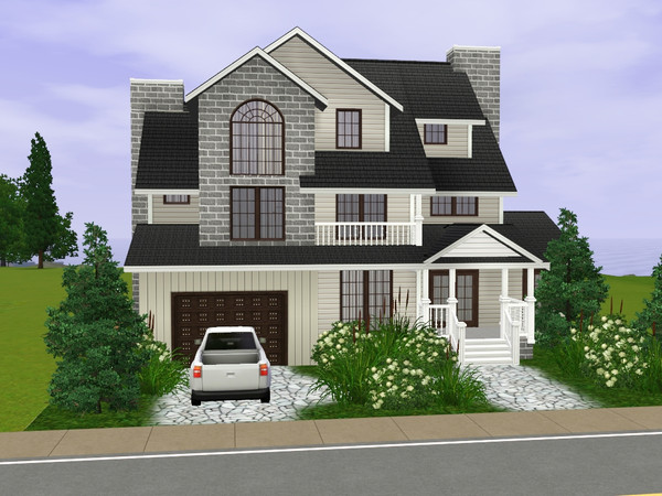 Sims 3 — Urban Villa X by gabi892 — Large family Villa with 3 floors. On the first floor there are living room, dining